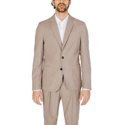 Antony Morato Beige Polyester Blazer Antony Morato