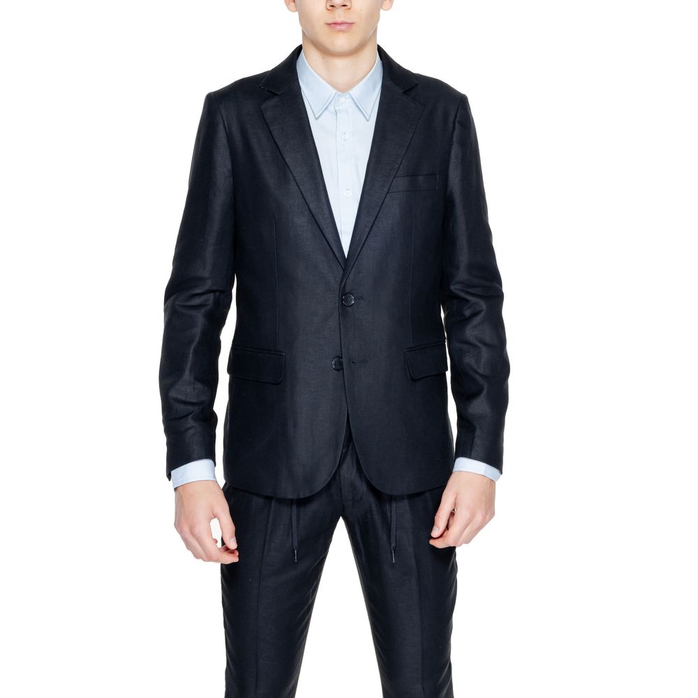 Antony Morato Black Linen Blazer Antony Morato