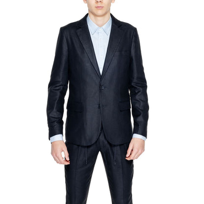 Antony Morato Black Linen Blazer Antony Morato