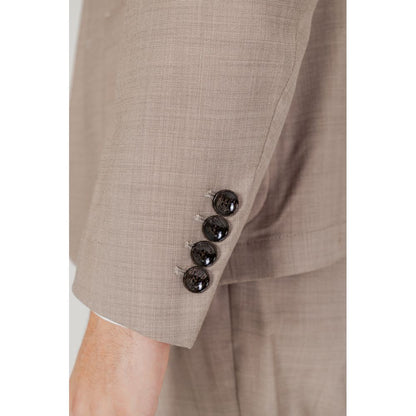 Antony Morato Beige Polyester Blazer Antony Morato