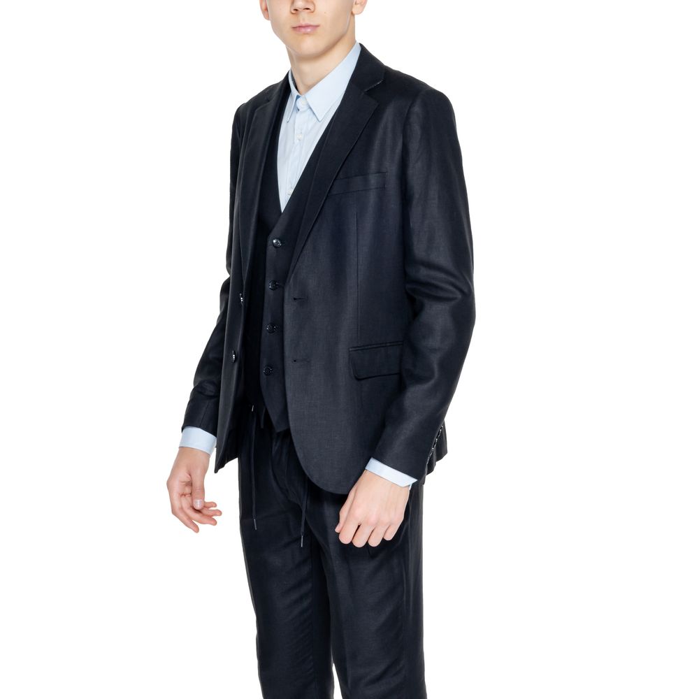 Antony Morato Black Linen Blazer Antony Morato