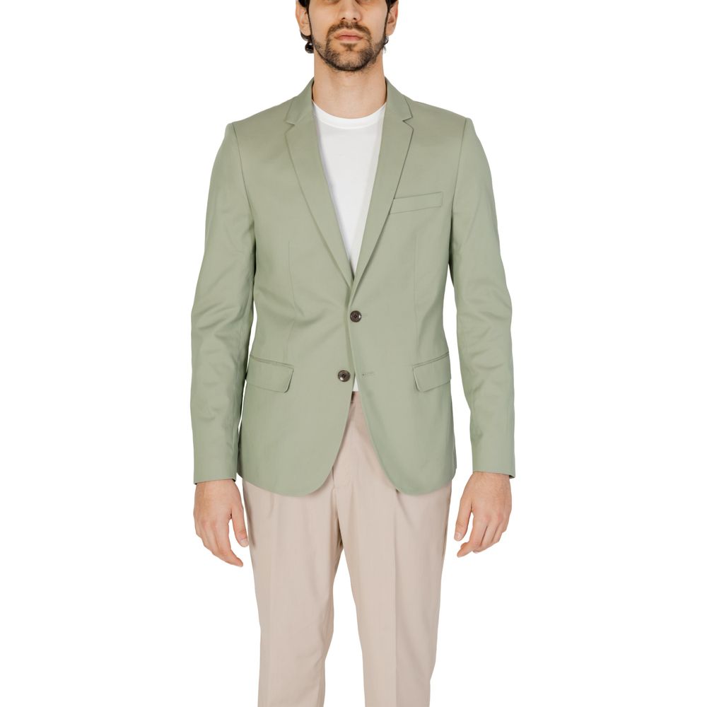 Antony Morato Green Cotton Blazer Antony Morato