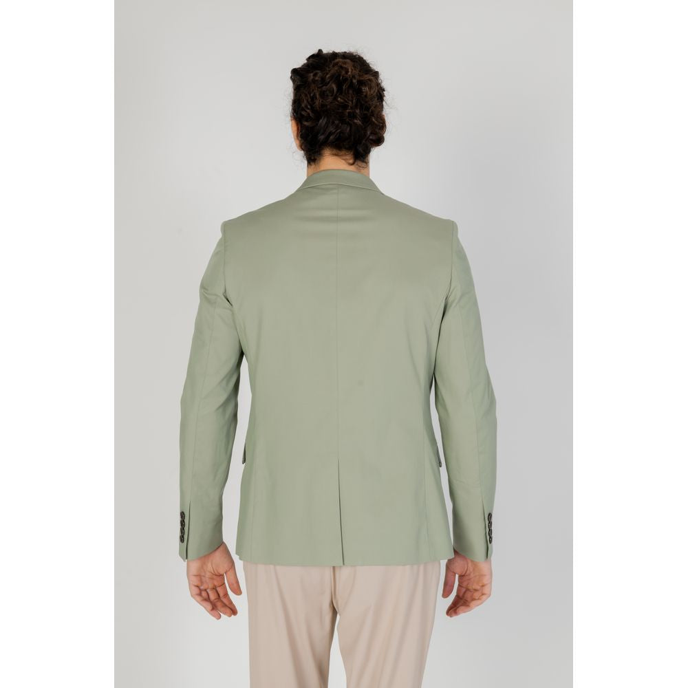 Antony Morato Green Cotton Blazer Antony Morato