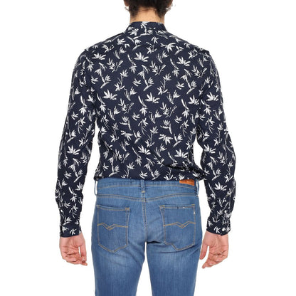 Antony Morato Blue Cotton Shirt Antony Morato