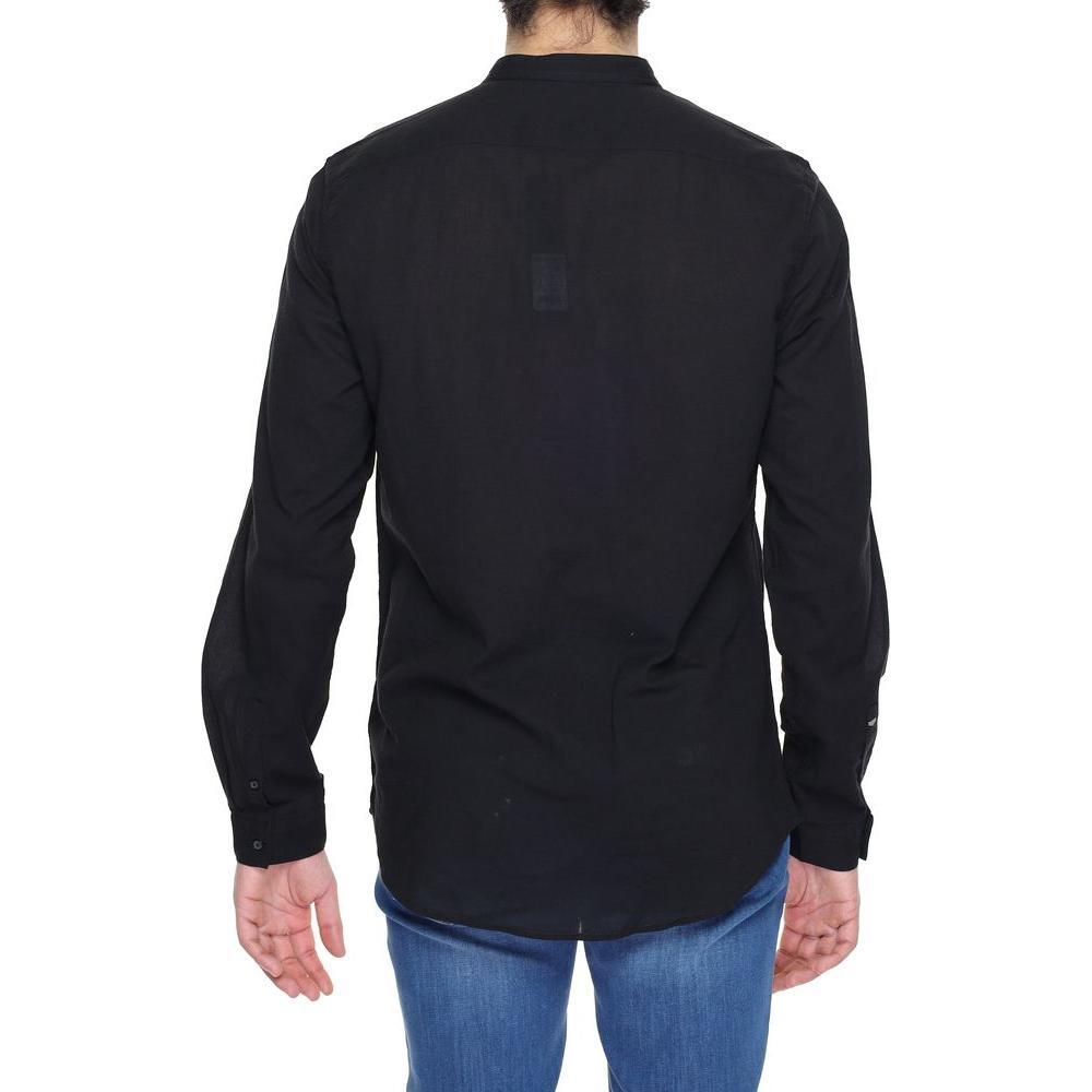 Antony Morato Black Cotton Shirt Antony Morato