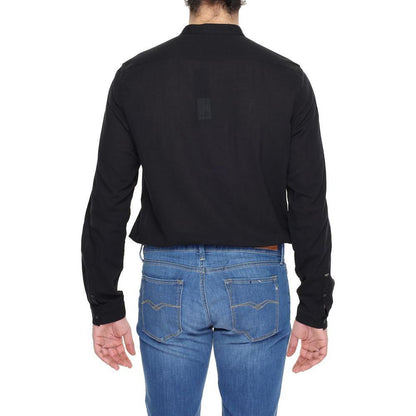 Antony Morato Black Cotton Shirt Antony Morato