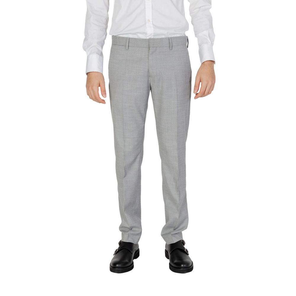 Antony Morato Gray Polyester Dress Pants Antony Morato