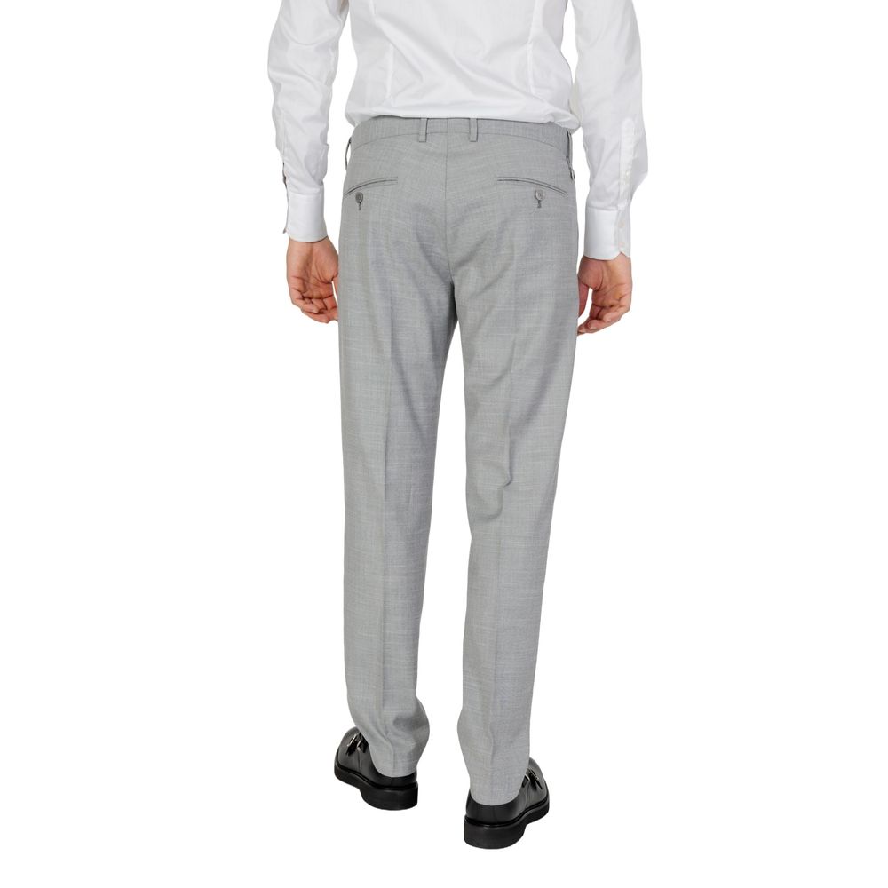Antony Morato Gray Polyester Dress Pants Antony Morato