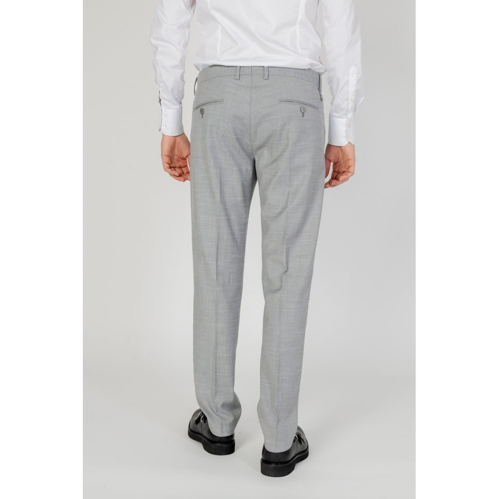 Antony Morato Gray Polyester Dress Pants Antony Morato