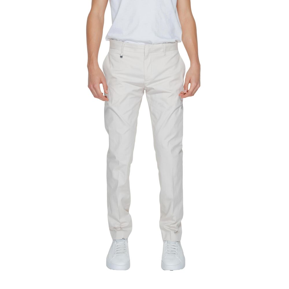 Antony Morato Beige Cotton Dress Pants Antony Morato