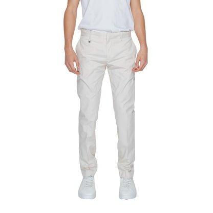 Antony Morato Beige Cotton Dress Pants Antony Morato