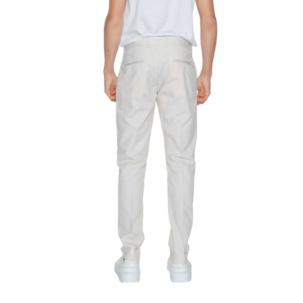 Antony Morato Beige Cotton Dress Pants Antony Morato