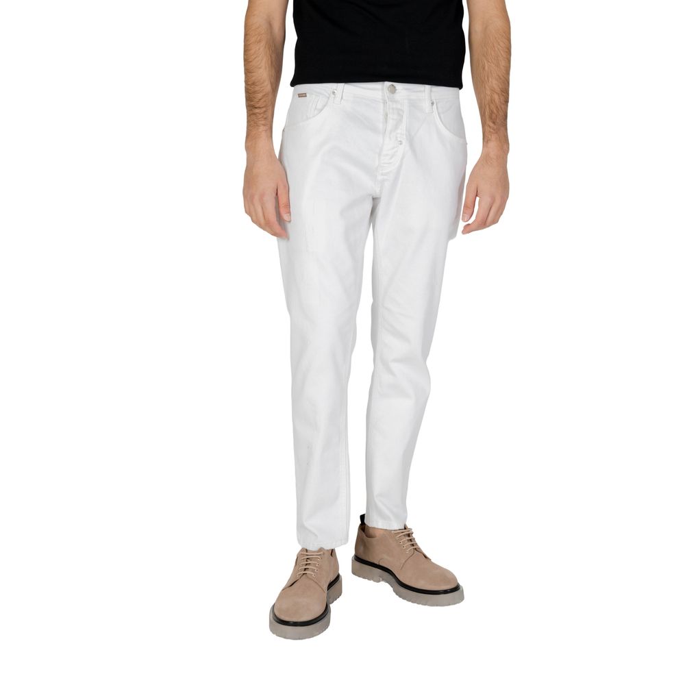 Antony Morato White Cotton Skinny Jeans Antony Morato