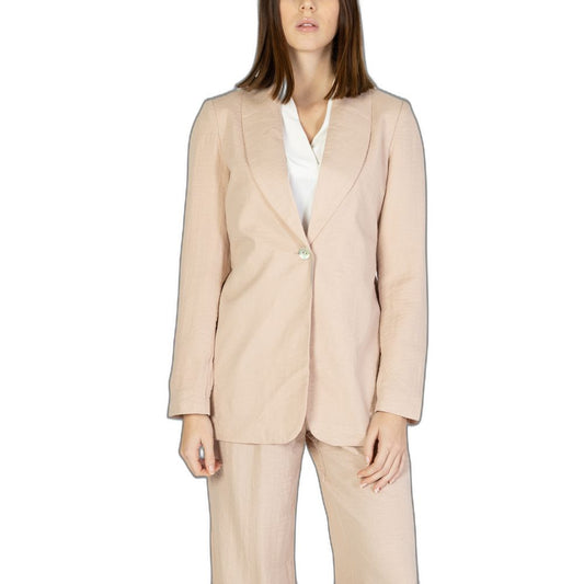 Vero Moda Pink Viscose Blazer 1728,71956299936,Blazers - Suits & Blazers - Clothing,Clothing,IT38|XS,IT40|S,New with tags,Pink,Suits & Blazers - Clothing,Vero Moda,Women