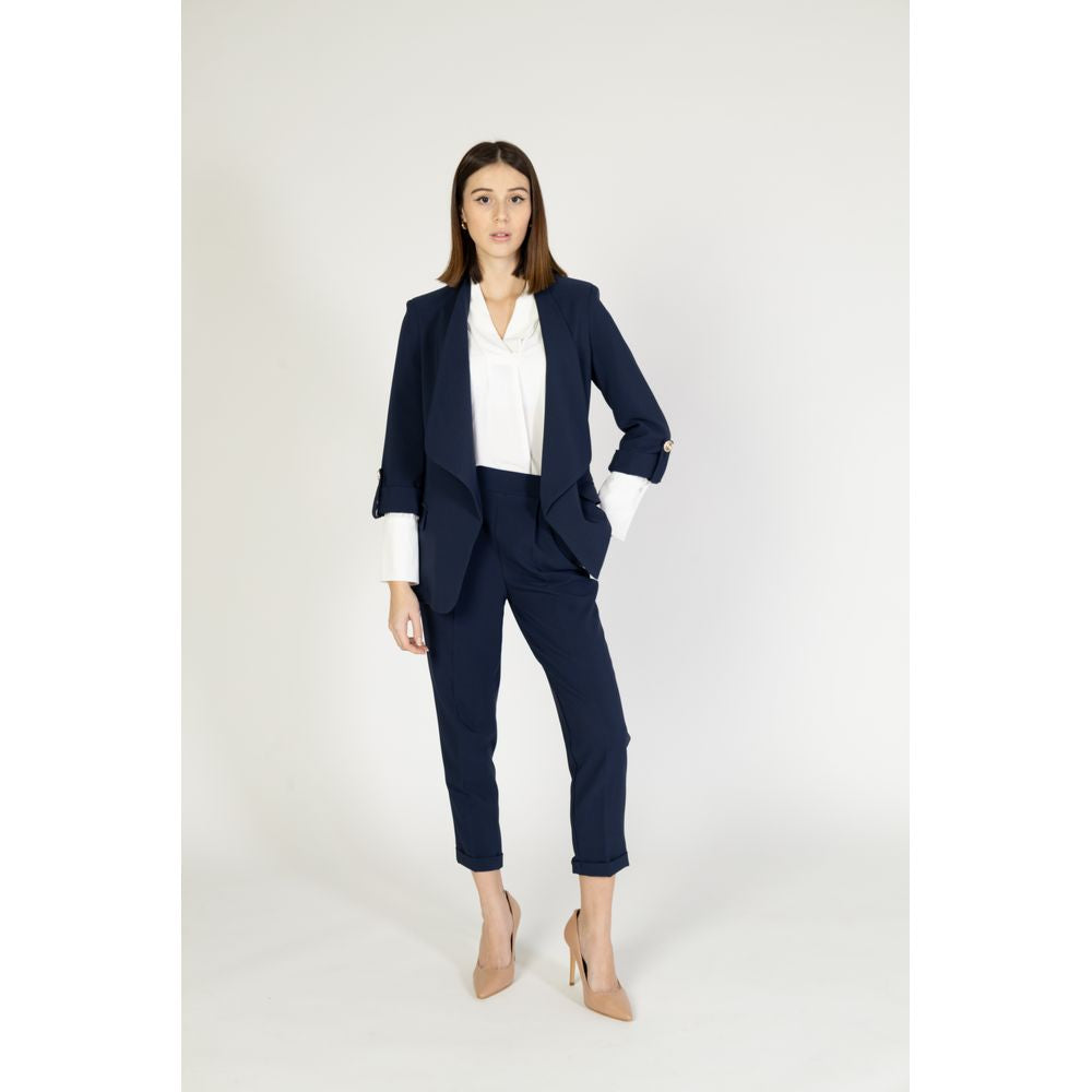 Rinascimento Blue Polyester Blazer 1728,71956299936,Blazers - Suits & Blazers - Clothing,Blue,Clothing,IT40|S,New with tags,Rinascimento,Suits & Blazers - Clothing,Women