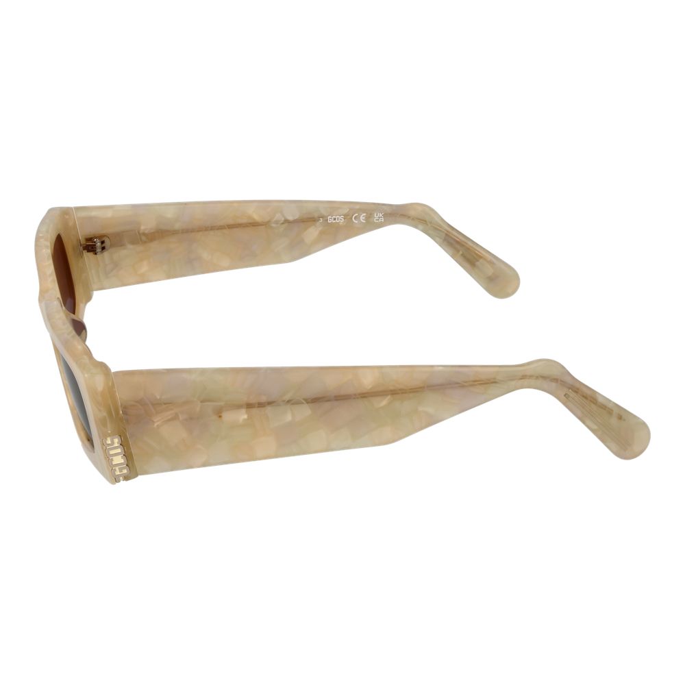 GCDS Cream Plastic Sunglasses