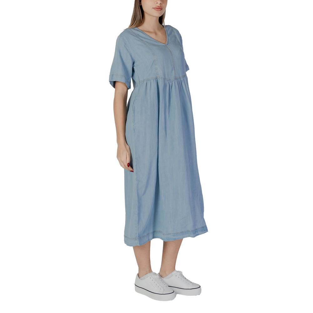 B.Young Light Blue Cotton Long Dress B.Young