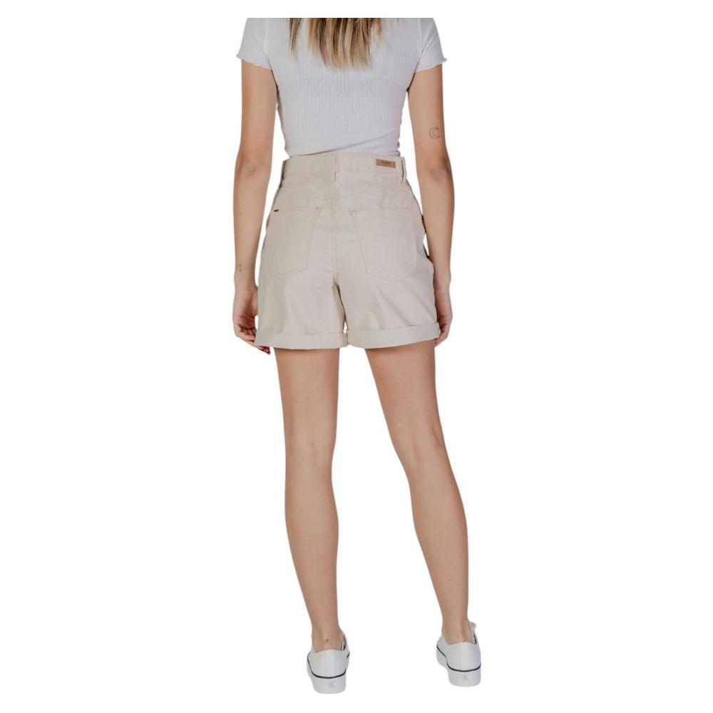 B.Young Beige Cotton Shorts B.Young