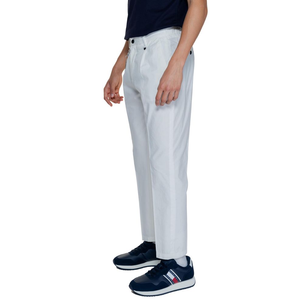 Antony Morato White Cotton Casual Pants Antony Morato