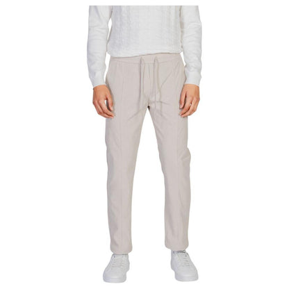 Antony Morato Beige Polyester Casual Pants Antony Morato