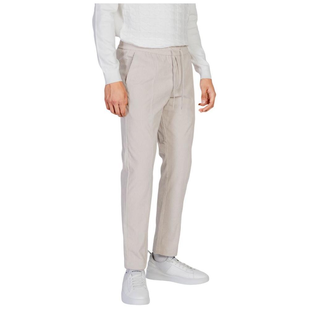 Antony Morato Beige Polyester Casual Pants Antony Morato