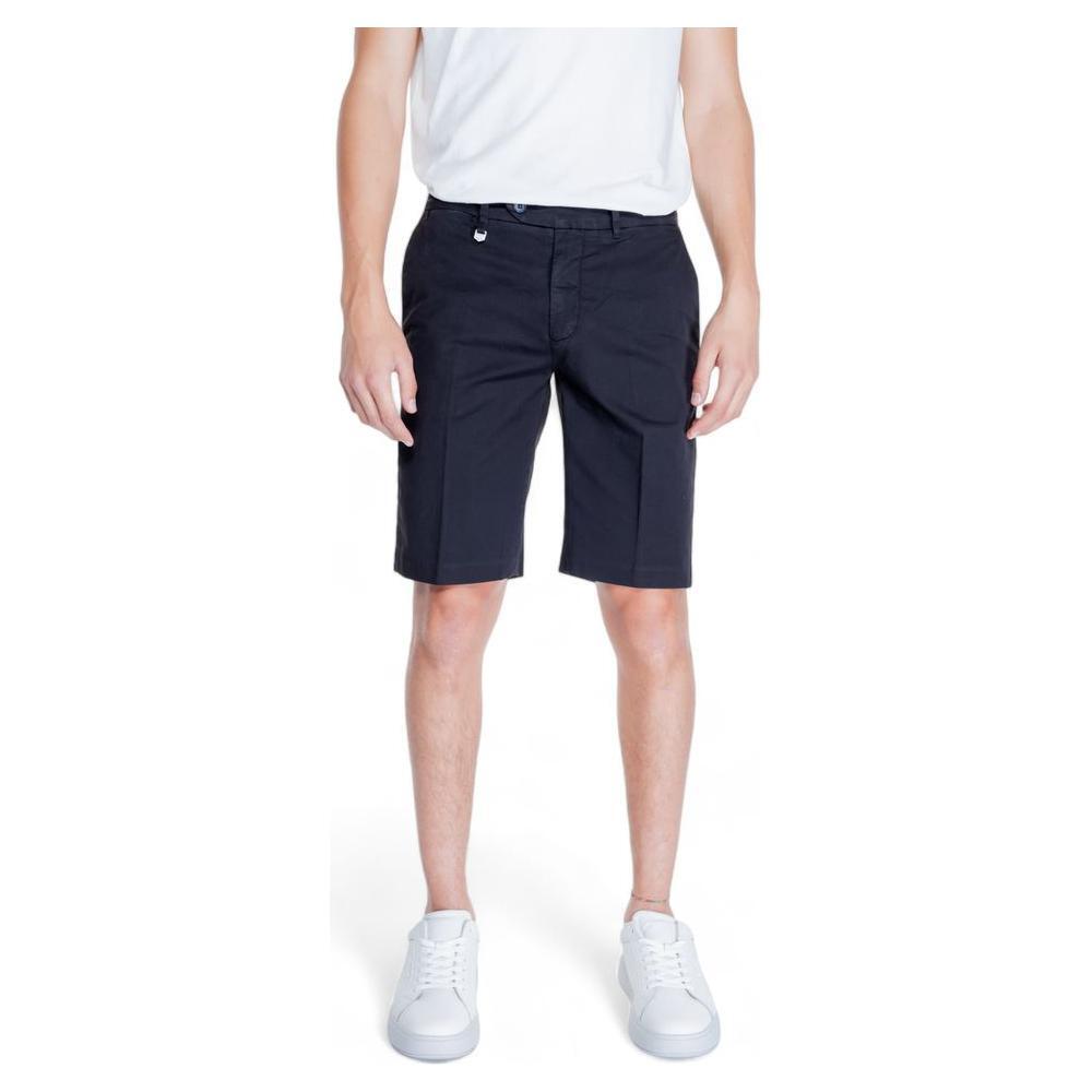 Antony Morato Black Cotton Bermuda Shorts Antony Morato
