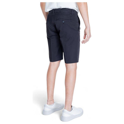 Antony Morato Black Cotton Bermuda Shorts Antony Morato