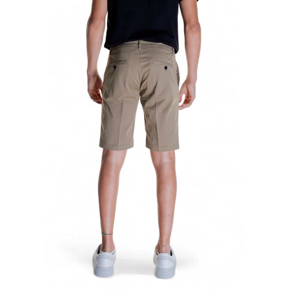 Antony Morato Beige Cotton Bermuda Shorts Antony Morato