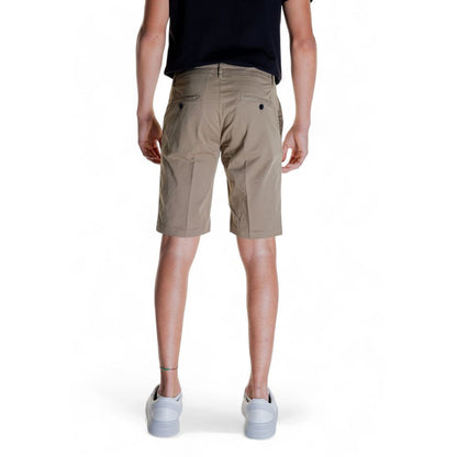 Antony Morato Beige Cotton Bermuda Shorts Antony Morato
