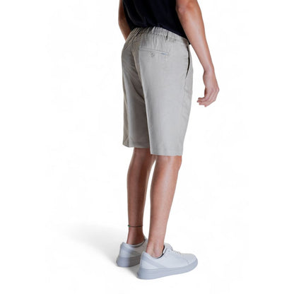 Antony Morato Beige Linen Bermuda Shorts Antony Morato