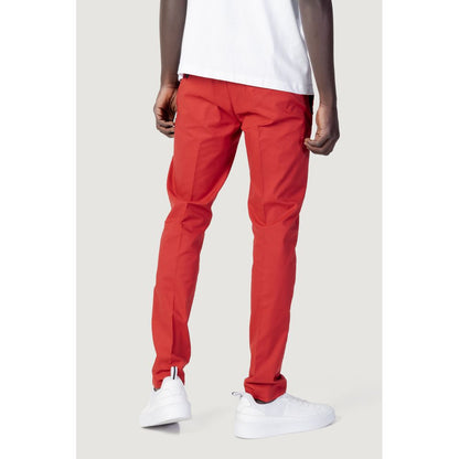 Antony Morato Red Cotton Pants Antony Morato