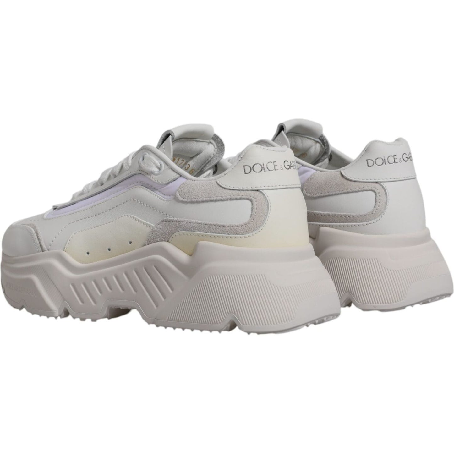 Dolce & Gabbana White Daymaster Low Top Sneakers Shoes