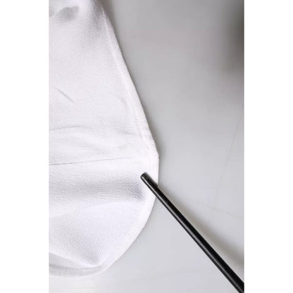 Fabiana Filippi White Spaghetti Strap Sleeveless Tank Top Fabiana Filippi