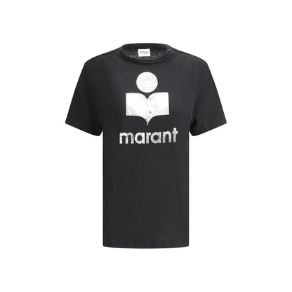 Isabel Marant Étoile Black Linen T-Shirt