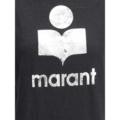 Isabel Marant Étoile Black Linen T-Shirt