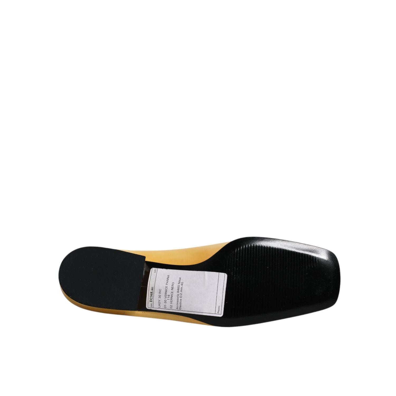 Dolce & Gabbana Yellow Leather Logo Plaque Slip On Mocassin Shoes
