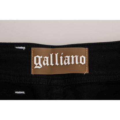 John Galliano Gray Wash Cotton Stretch Regular Fit Jeans John Galliano