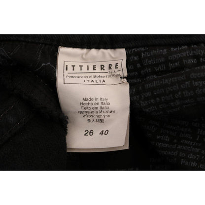 John Galliano Gray Wash Cotton Stretch Regular Fit Jeans John Galliano