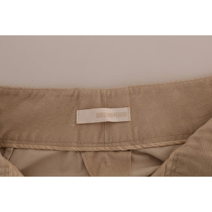 Ermanno Scervino Beige Cotton Bootcut Pants Ermanno Scervino