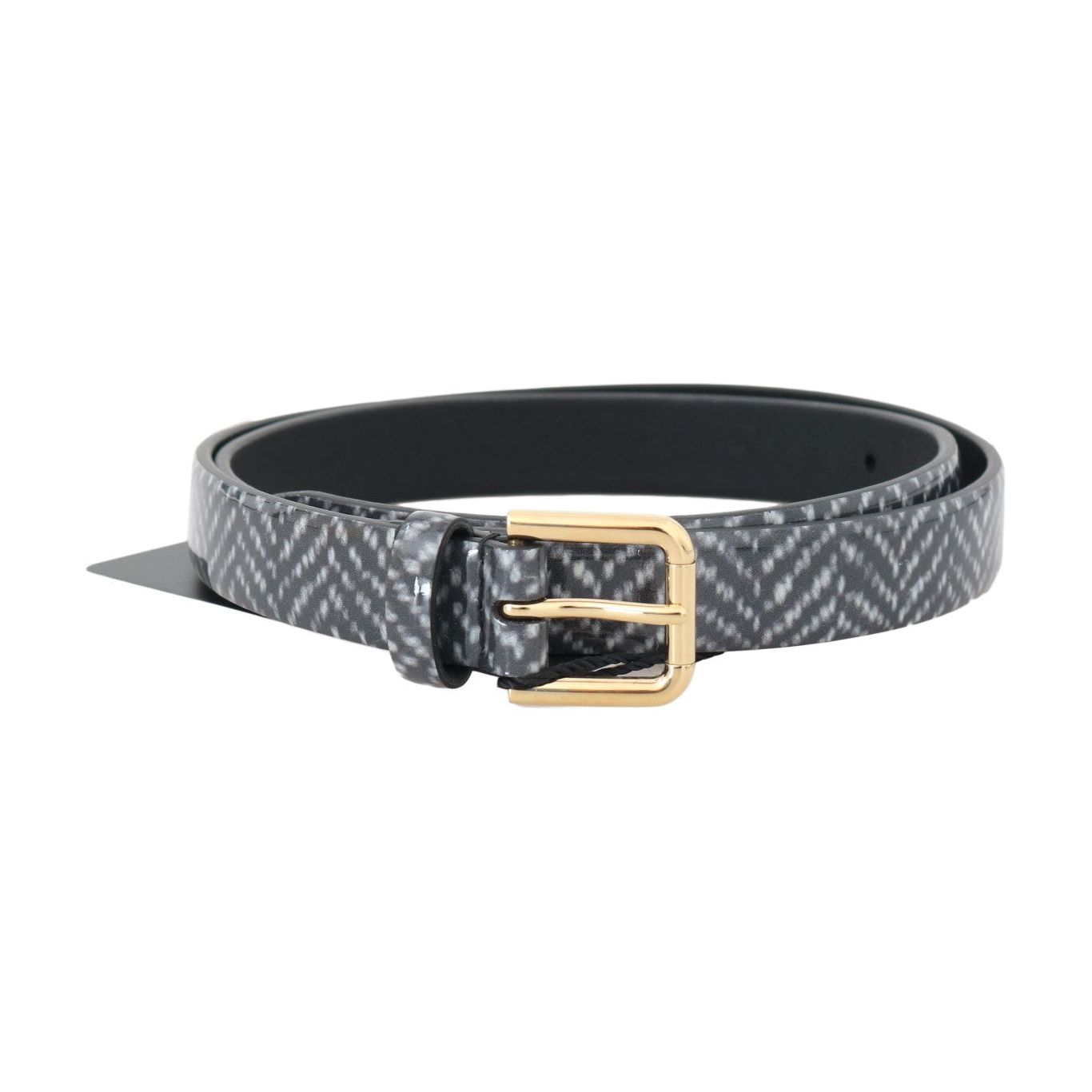 Elegant Chevron Leather Waist Belt