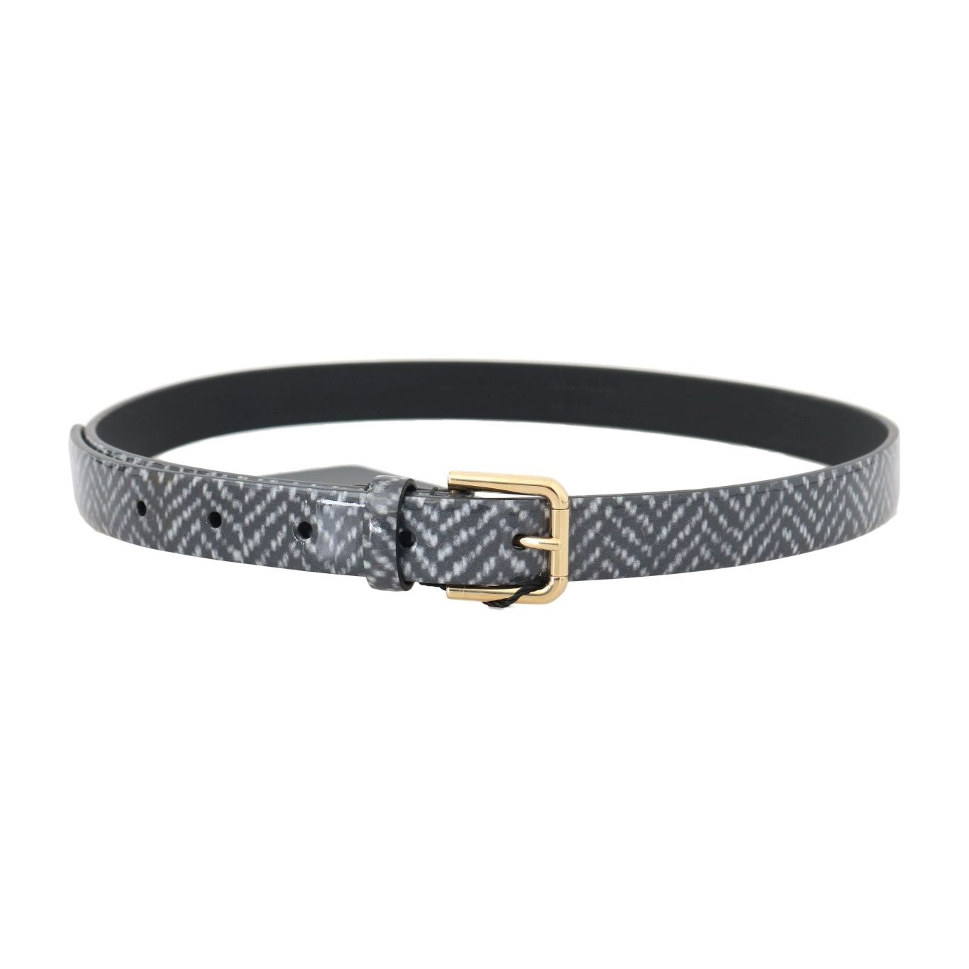 Elegant Chevron Leather Waist Belt