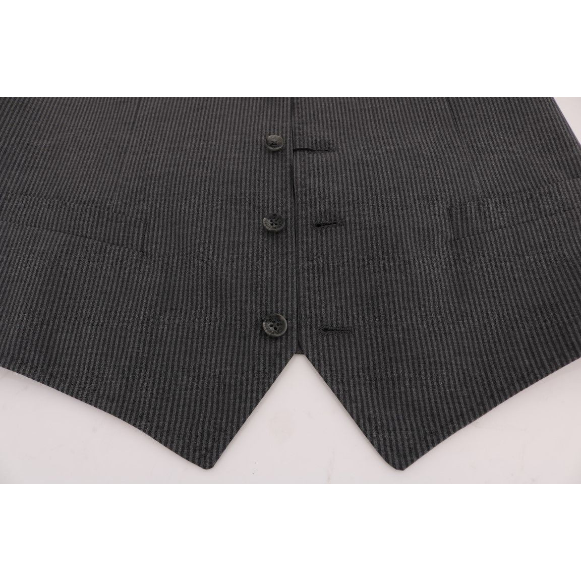 Elegant Gray Waistcoat Vest