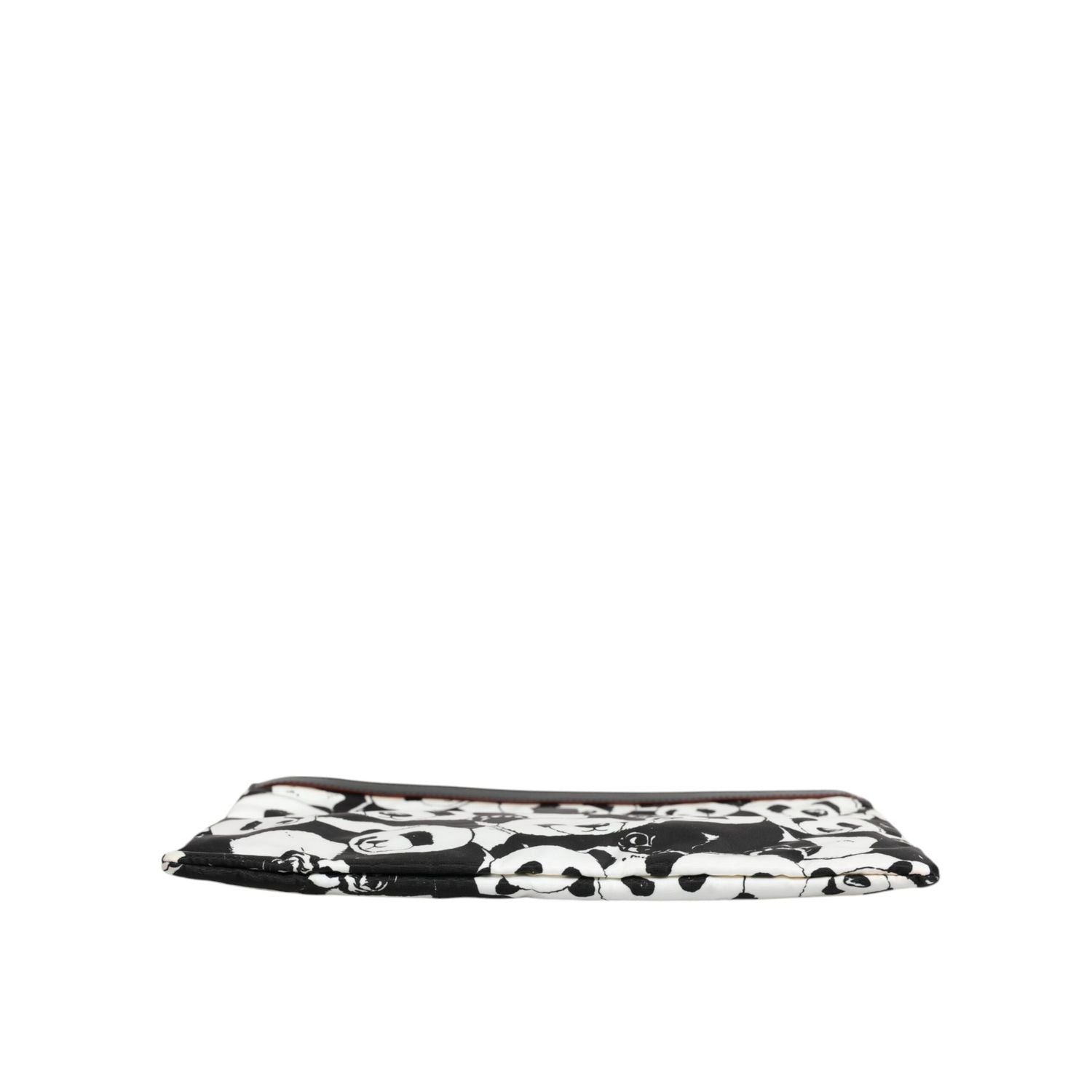 Dolce & Gabbana Black White Panda Pattern Clutch Pouch Bag