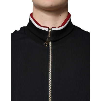 Dolce & Gabbana Black DG King Full Zip Sweatshirt Sweater