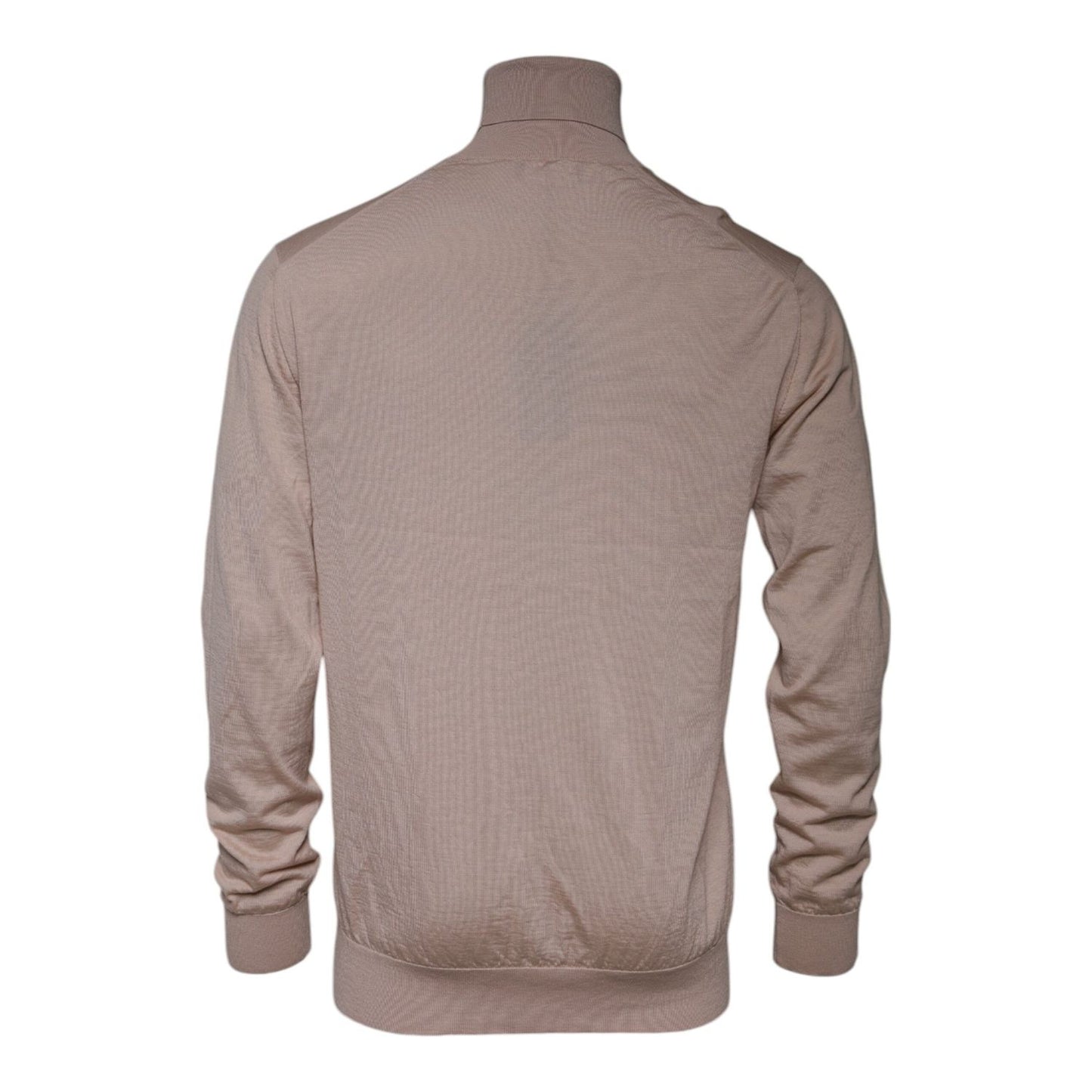 Dolce & Gabbana Beige Cashmere Turtleneck Pullover Sweater