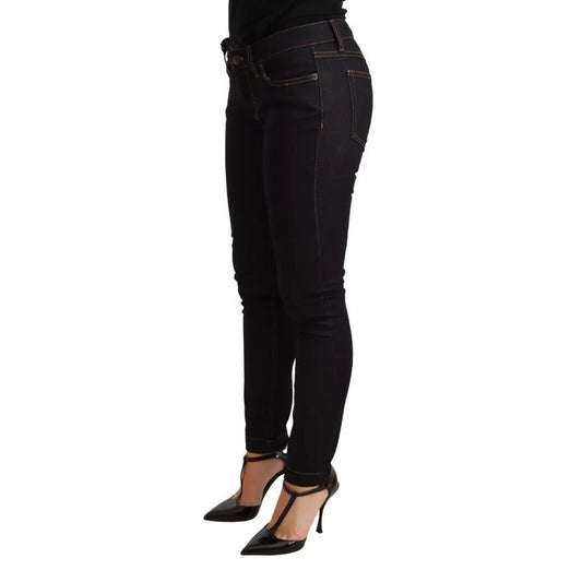 Dolce & Gabbana Blue Cotton Stretch Slim Fit Denim Jeans