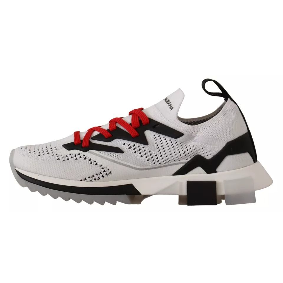 Dolce & Gabbana White SORRENTO Sport Stretch Men Shoes Sneakers