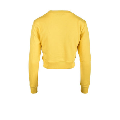 Diesel Yellow Cotton Sweatshirt Diesel