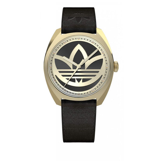 Adidas Black Leather Dress Watch 1728,67434610848,Accessories,Adidas,Black,Dress Watches - Watches - Accessories,New with tags,Watches - Accessories,Women