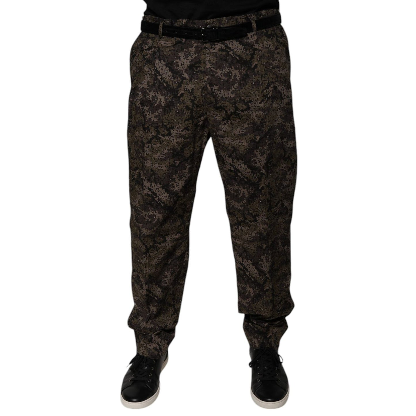Dolce & Gabbana Multicolor Camouflage Men Dress Pants